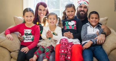 Eric Weddle with his family