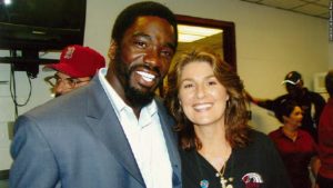 Ed Reed with Jeanne Hall