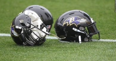 Ravens helmets