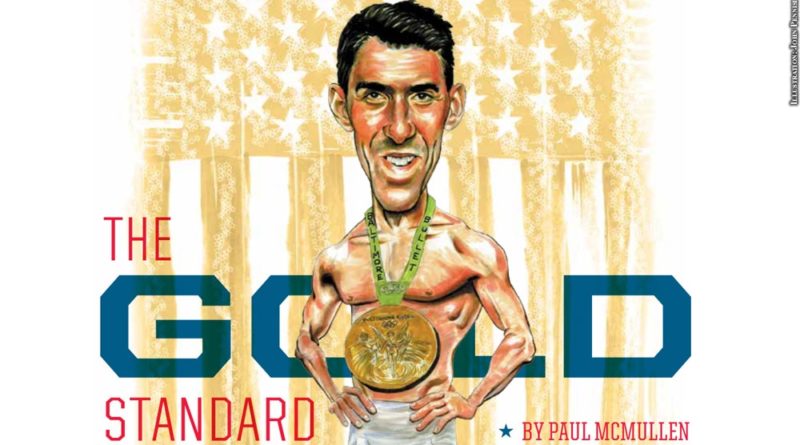 Michael Phelps illustration