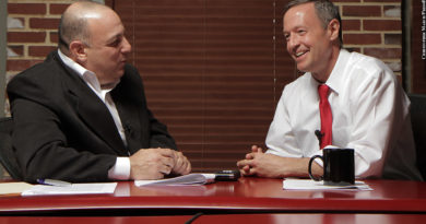 Martin O'Malley with Stan Charles