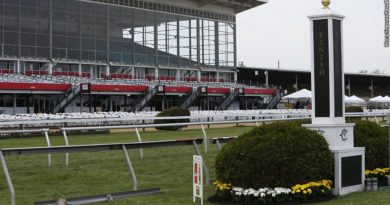 Preakness finish line