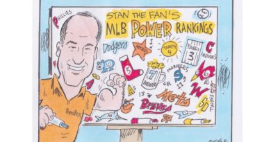 Stan The Fan Charles' MLB power rankings illustration