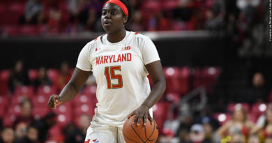 Maryland Women's Basketball 2020: Ashley Owusu (Photo Credit: Courtesy of Maryland Athletics)
