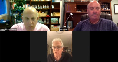 Kevin Cowherd on Zoom with Stan Charles, Gary Stein