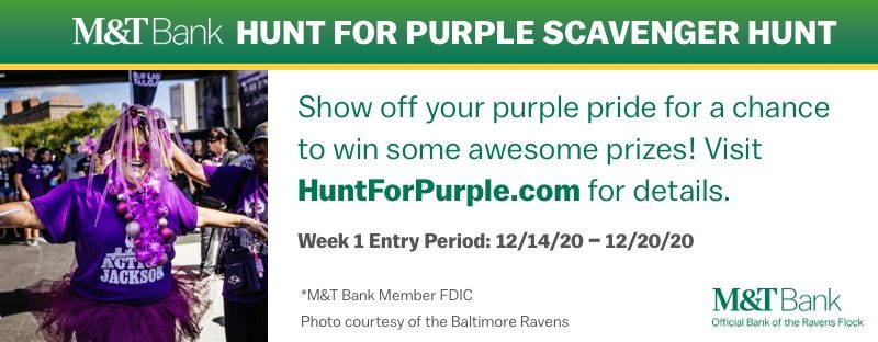 M&T Bank Hunt for Purple Week 1