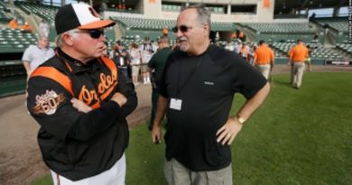 Dave Ginsburg with Buck Showalter