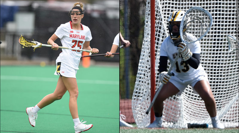 Maryland Lizzie Colson and UMBC Lexi Roberts