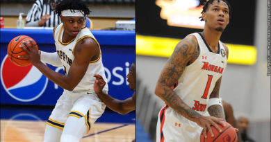 Coppin State's Anthony Tarke, Morgan State's Troy Baxter