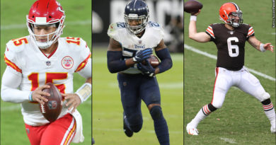 Patrick Mahomes, Derrick Henry, Baker Mayfield