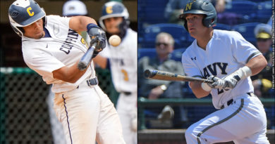Coppin State's Mike Dorcean and Navy's Christian Policelli