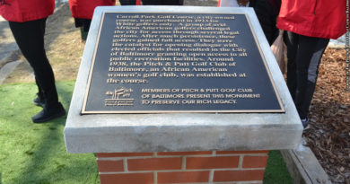 carroll park monument