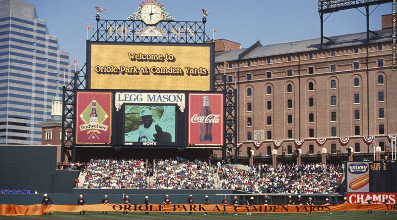 1992 Orioles Opening Day, 1st game at Camden Yards