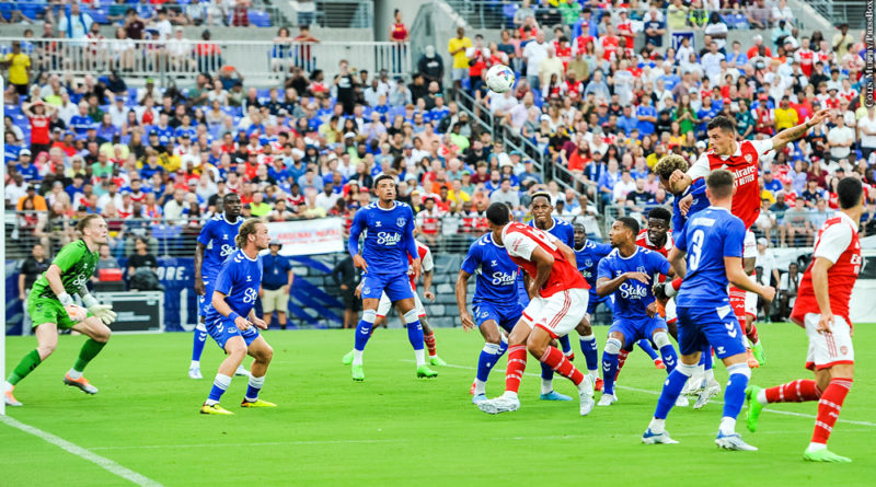 Arsenal vs. Everton at M&T Bank Stadium July 16, 2022