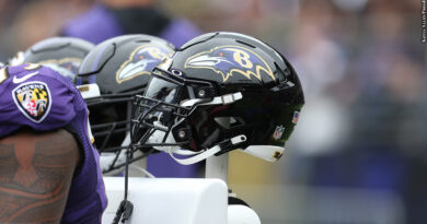 Ravens helmets