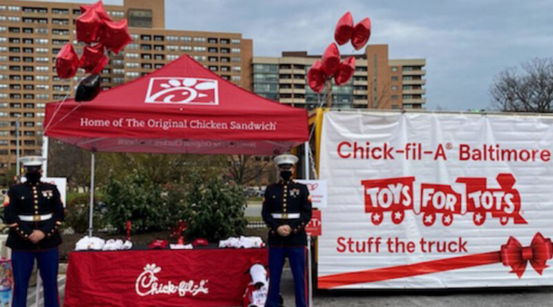 Chick-fil-A Toys for Tots Stuff the Truck
