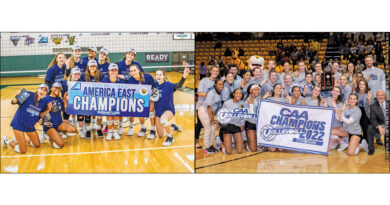 UMBC volleyball wins America East title and Towson volleyball wins CAA tournament