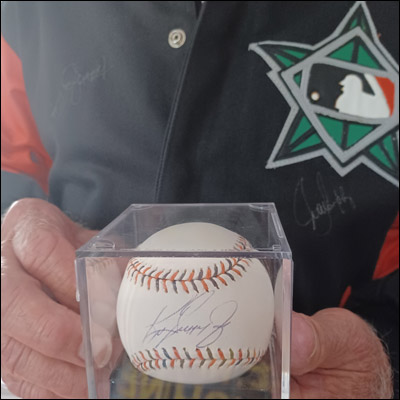 Ken Griffey Jr. autographed baseball