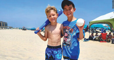 Samuel Clark and his new friend Emile