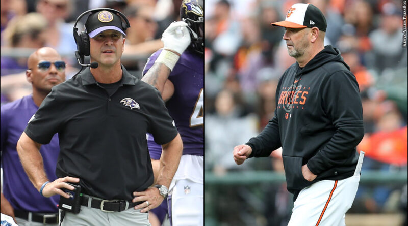 John Harbaugh, Brandon Hyde