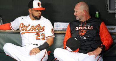 Brandon Hyde and Robinson Chirinos