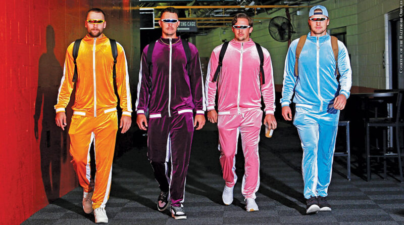 Colton Cowser, Ryan Mountcastle, Adley Rutschman and Gunnar Henderson