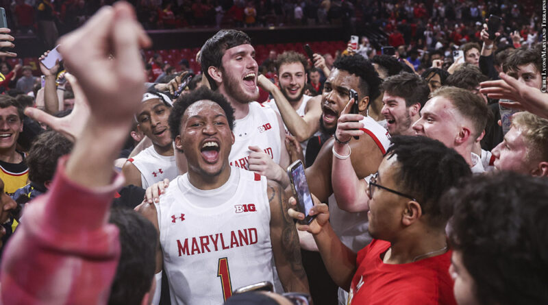 Maryland Purdue court storm