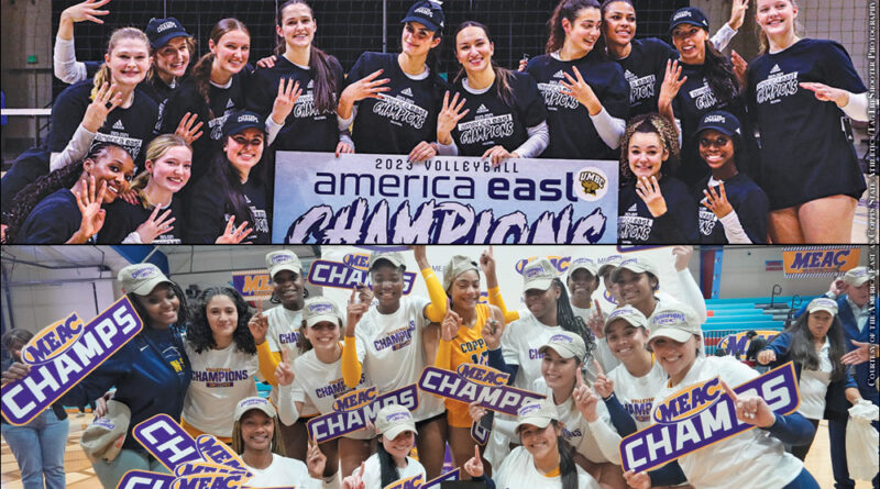 UMBC volleyball Coppin State volleyball