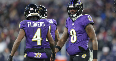 Zay Flowers, Lamar Jackson