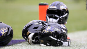 Ravens helmets