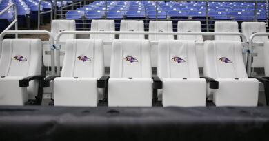 Ravens field seats