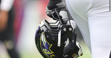 Ravens helmet