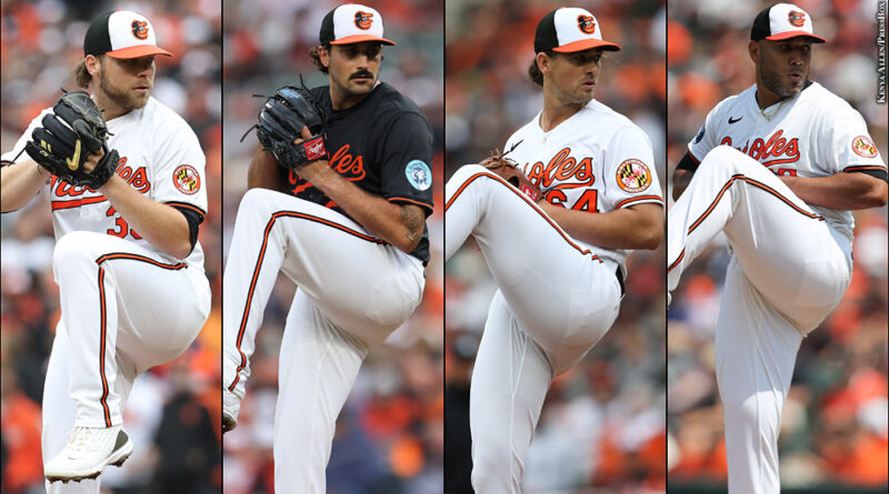 Corbin Burnes, Zach Eflin, Dean Kremer, Albert Suarez