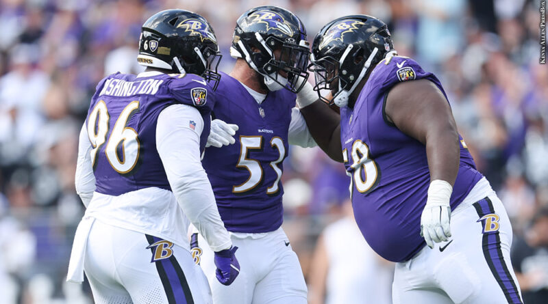 Broderick Washington, Kyle Van Noy, Michael Pierce