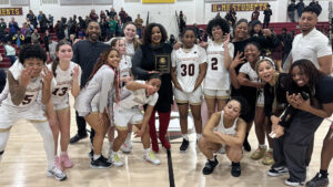 Hammond girls' basketball celebrates Class 2A regional championship