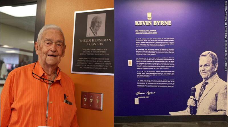 Jim Henneman Press Box, Kevin Byrne Press Box