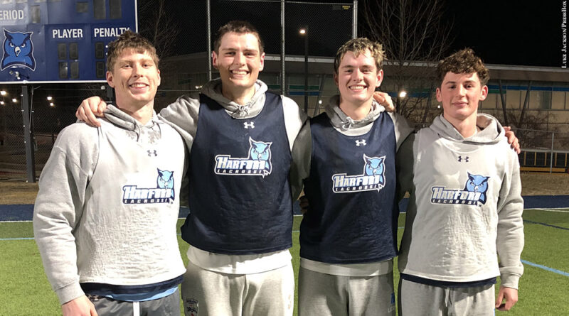 L-R Hugo Peel, Will Goodwin, Dan Goodwin, George Shonfeld