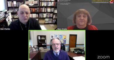 Stan Charles, John Martin and Mary Drexler