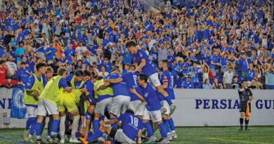 Annapolis Blues playing at Navy-Marine Corps Stadium