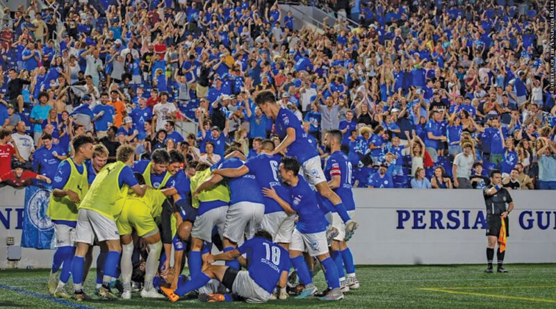 Annapolis Blues playing at Navy-Marine Corps Stadium