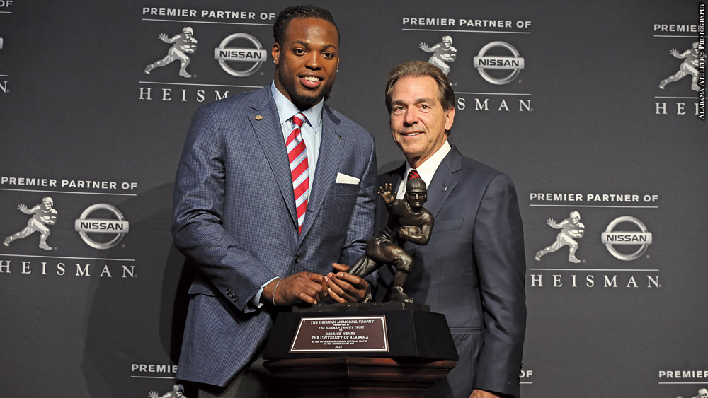 Derrick Henry and Nick Saban
