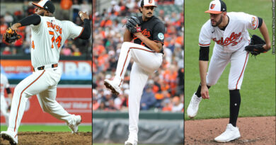 Félix Bautista, Zach Eflin and Grayson Rodriguez