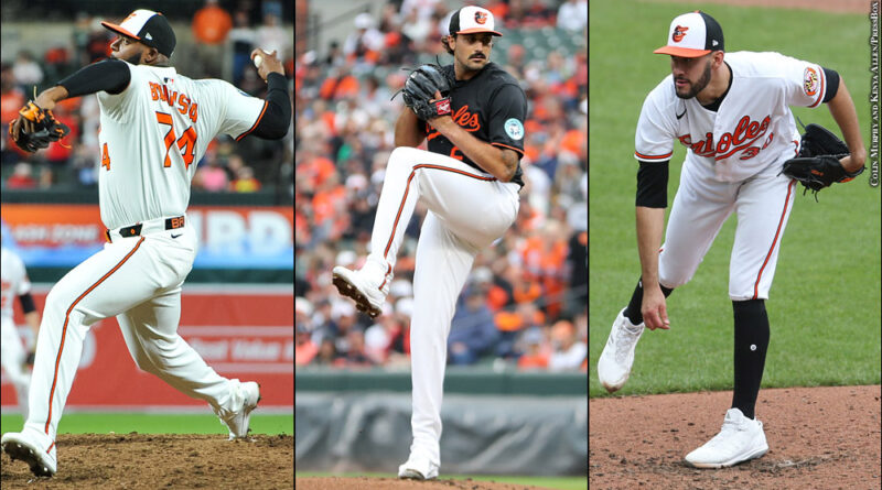 Félix Bautista, Zach Eflin and Grayson Rodriguez