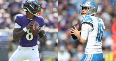 Lamar Jackson, Jared Goff