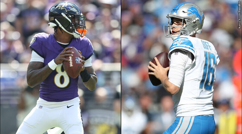 Lamar Jackson, Jared Goff