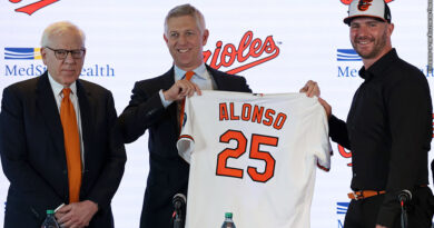 Pete Alonso with David Rubenstein and Mike Elias