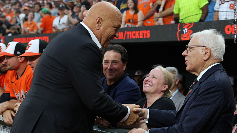 Cal Ripken and Orioles owner David Rubenstein