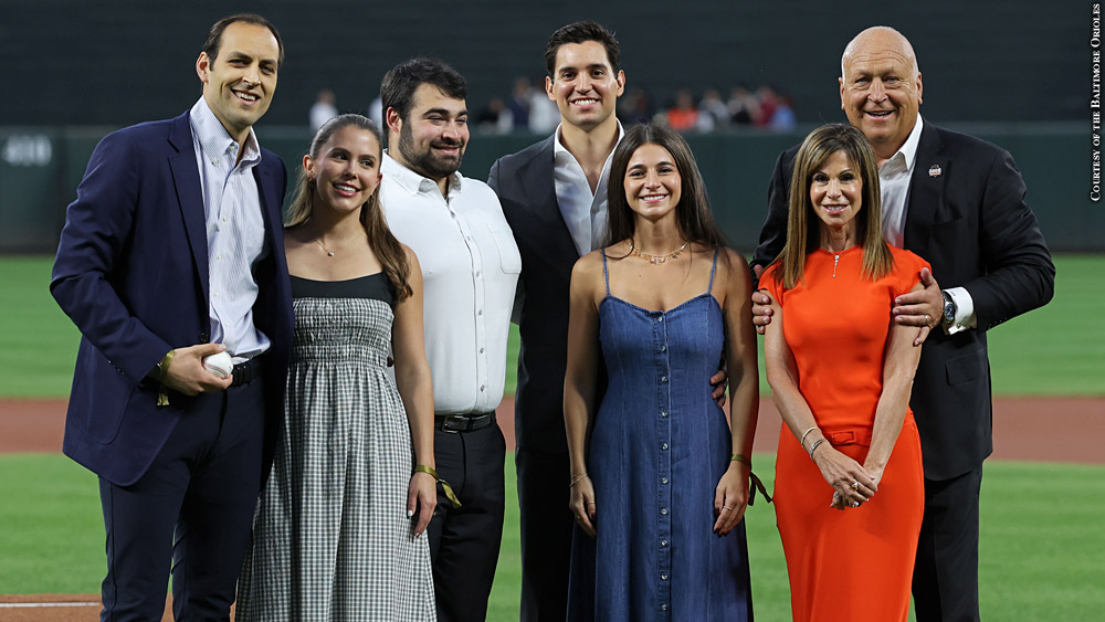 Cal Ripken with family and wife Laura