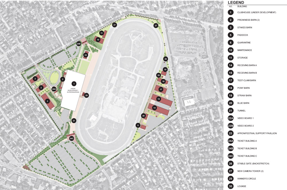 Pimlico redevelopment site plan