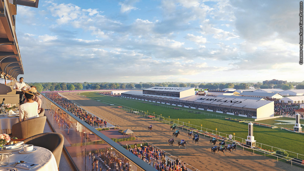 Rendering of the future Pimlico Race Course